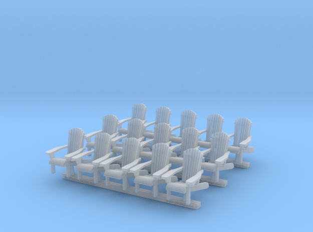 Chair 14. 1:64  Scale (S)  x15 units in Tan Fine Detail Plastic