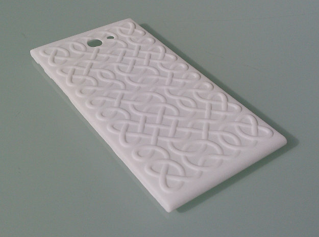The Other Side Celtic Knots for Jolla phone in White Processed Versatile Plastic