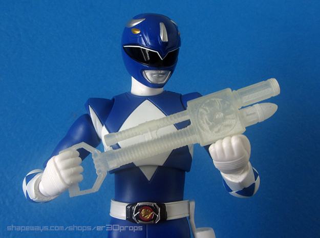 Foam Gun - Blue Ranger in Tan Fine Detail Plastic