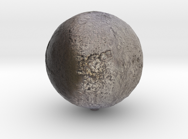Iapetus /12" Moon globe addon in Natural Full Color Sandstone
