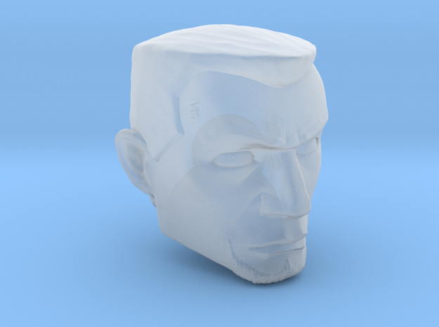 Animated Fives Headsculpt for 1:12 scale in Smooth Fine Detail Plastic