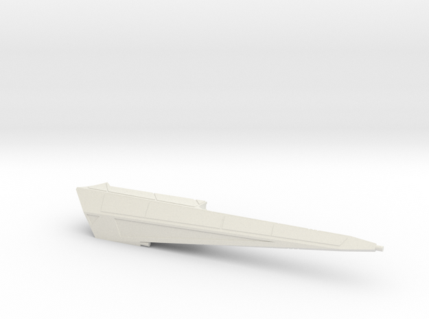 1/1000 Klingon TOS Battlecruiser Right Nacelle in White Natural Versatile Plastic