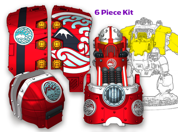 Nihon Knights : Full Atlas Pattern Kit in Tan Fine Detail Plastic