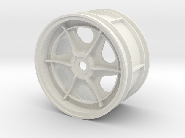 tamiya 2.2 astute right rear wheel  in White Natural Versatile Plastic
