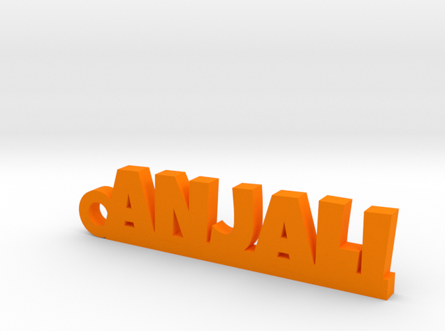 ANJALI_keychain_Lucky in Orange Processed Versatile Plastic