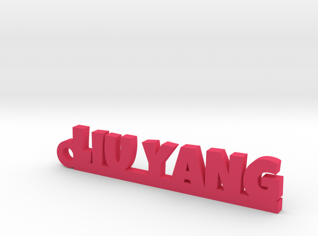 LIU YANG_keychain_Lucky in Pink Processed Versatile Plastic