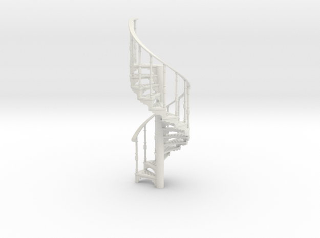 S-35-spiral-stairs-market-1a in White Natural Versatile Plastic