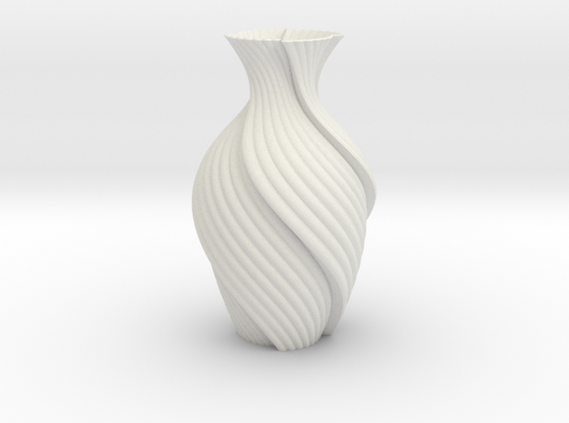 Vase 816j in White Natural Versatile Plastic