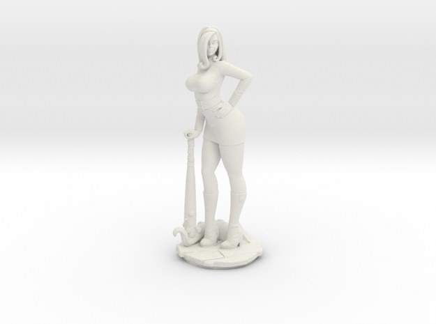 Daphne V1 Plastic in White Natural Versatile Plastic: Small