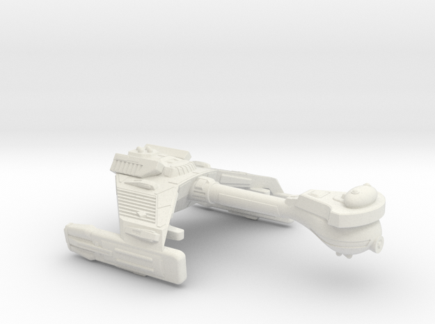 3788 Scale Klingon X-Ship F5XK Frigate WEM in White Natural Versatile Plastic