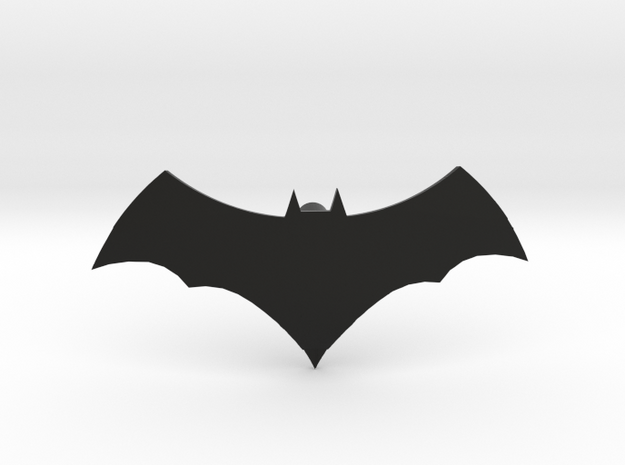 Batman Logo | CCBS Scale in Black Natural Versatile Plastic