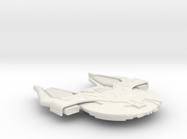 3788 Scale Andromedan X-Ship X-Conquistador SRZ in White Natural Versatile Plastic