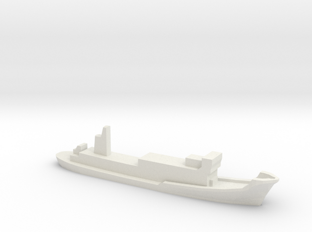 Whaling Security ship, 1/2400 in White Natural Versatile Plastic