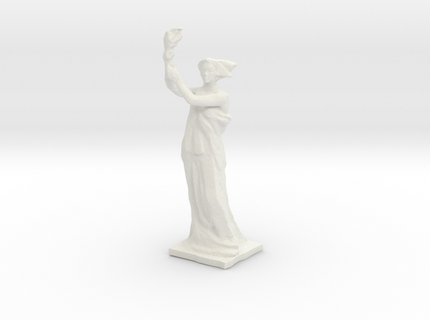 "Goddess of Democracy" Statue Replica in White Natural Versatile Plastic