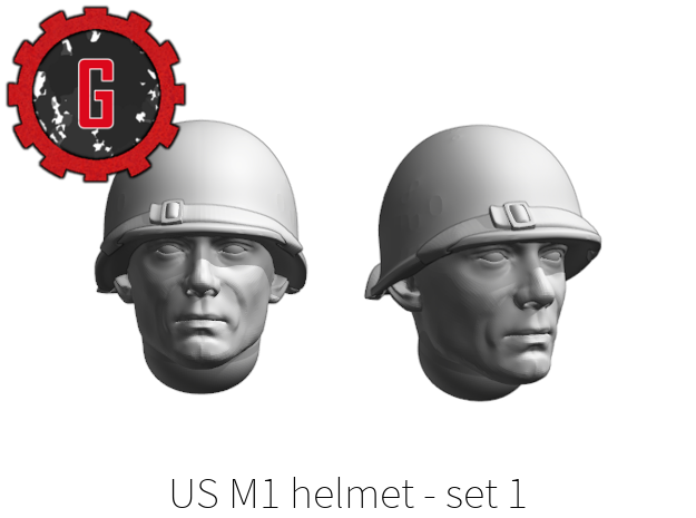 28mm heroic scale M1 Helmet in Tan Fine Detail Plastic: Small