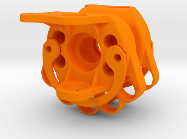 DravTech Mini Knuckle in Orange Processed Versatile Plastic