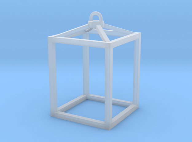 Hanging Lantern (no candles) in Smooth Fine Detail Plastic