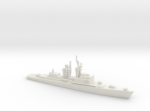 1/1400 Scale Coontz Class DDG in White Natural Versatile Plastic