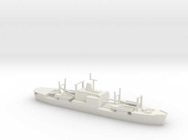 1/700 Scale USS Durham LKA-114 in White Natural Versatile Plastic