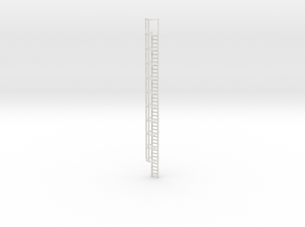 40ft Cage Ladder 1/35 in White Natural Versatile Plastic