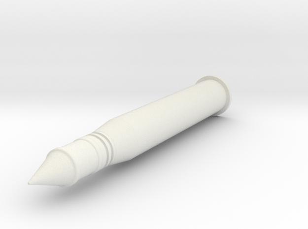 1:6 Pak38 projectile003 in White Natural Versatile Plastic