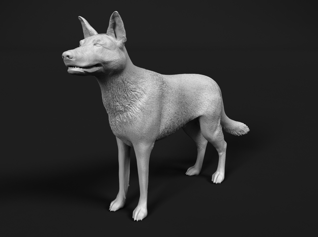 Saarloos Wolfdog 1:16 Standing Male in White Natural Versatile Plastic