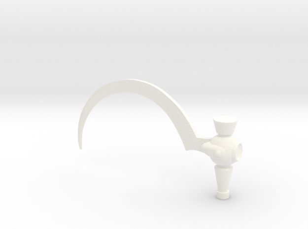 Necro-Scythe Blade in White Processed Versatile Plastic