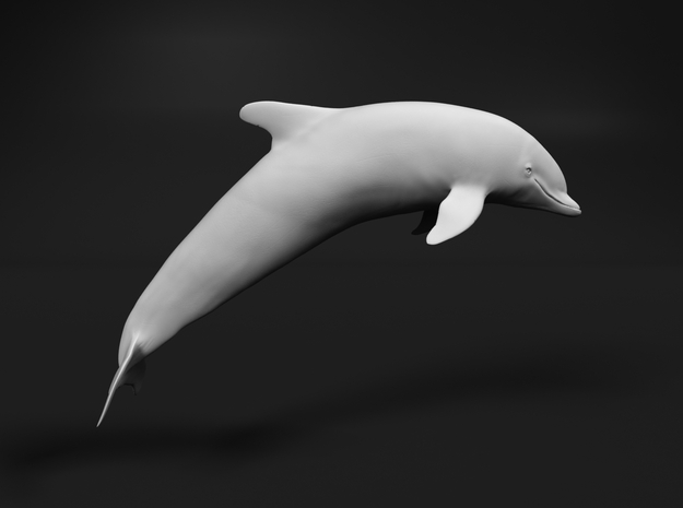 Bottlenose Dolphin 1:76 Breaching 3 in Tan Fine Detail Plastic