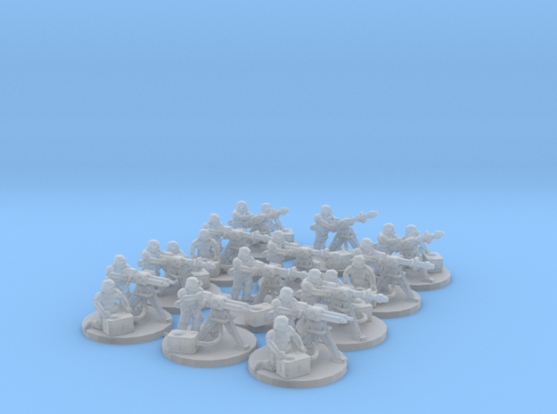 Storm Knights Heavy Weapons Teams in Smooth Fine Detail Plastic