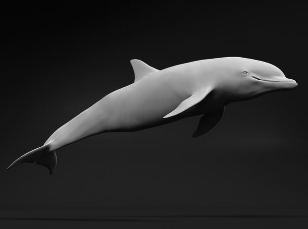Bottlenose Dolphin 1:76 Swimming 3 in Tan Fine Detail Plastic