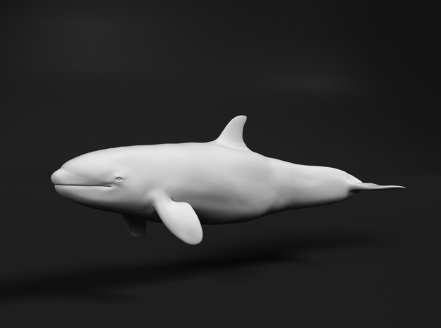 Killer Whale 1:96 Calf 1 in Tan Fine Detail Plastic