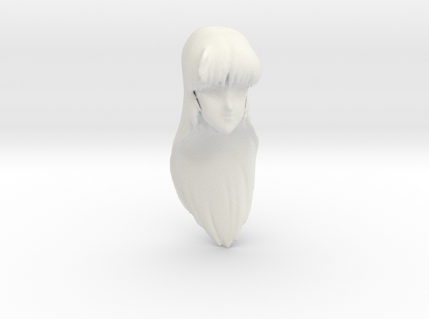 1/6 Minmay Head Hollowed in White Natural Versatile Plastic