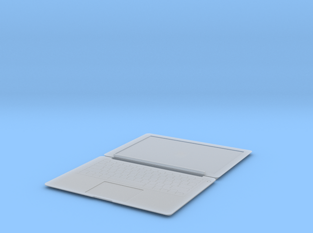 1:12 Macbook in Tan Fine Detail Plastic