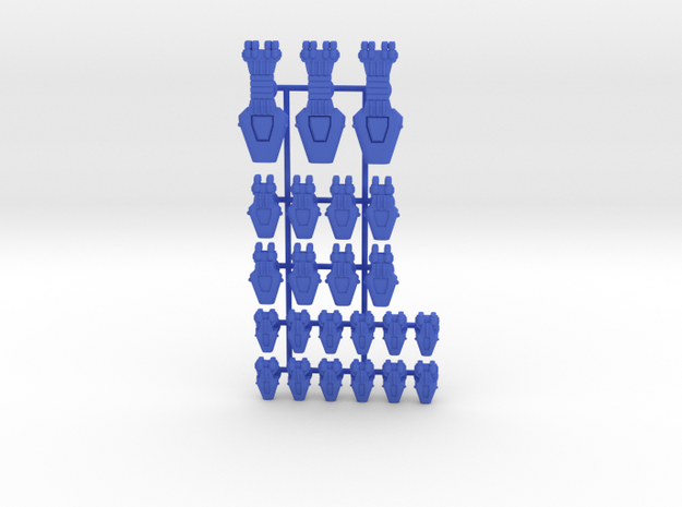 Lambda Generic Fleet 1 in Blue Processed Versatile Plastic