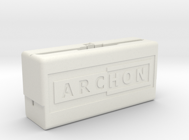 Archon Compilation Cartridge Case (Part 1 of 2) in White Natural Versatile Plastic