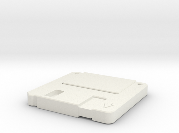  floppy disk in White Natural Versatile Plastic