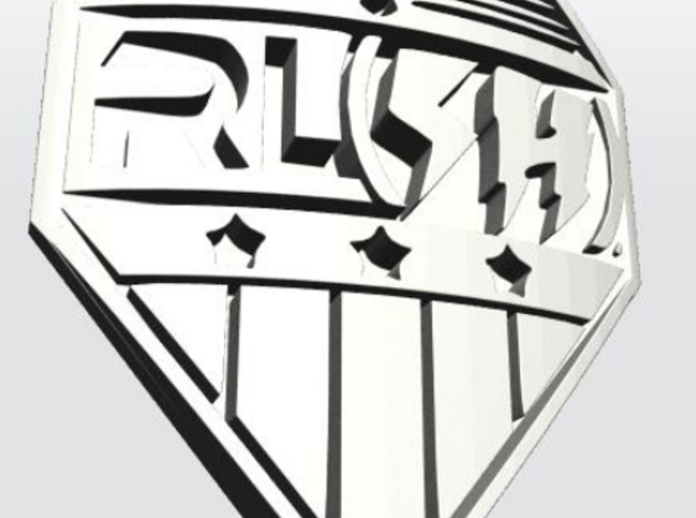 RLSH YOU KNOW WHAT TO DO BADGE in White Processed Versatile Plastic