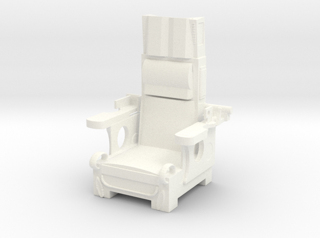 Land of the Chairs - Pilot Chair - 1.25 in White Processed Versatile Plastic