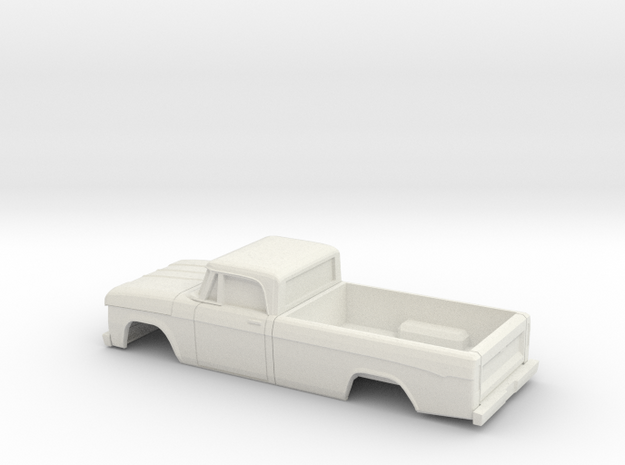 1/32 1961-65 Dodge PowerWagon RegCab Shell in White Natural Versatile Plastic