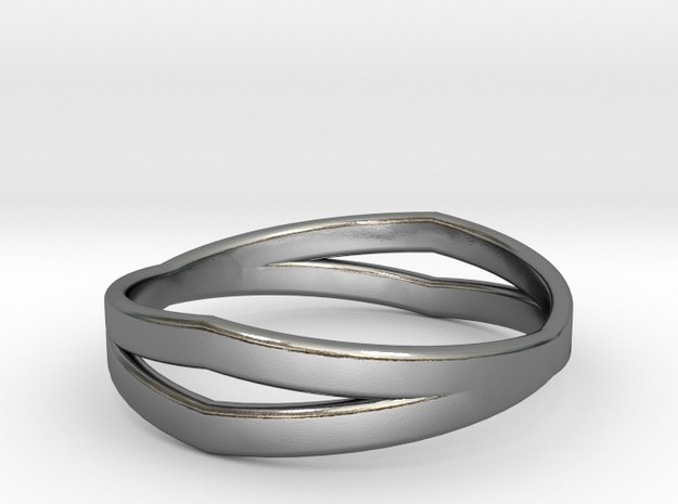 Split Ring in Polished Silver