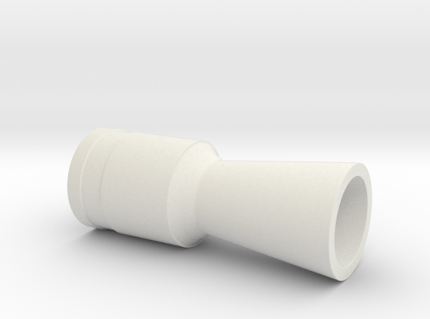 flash hider ESB(Hoth) in White Natural Versatile Plastic