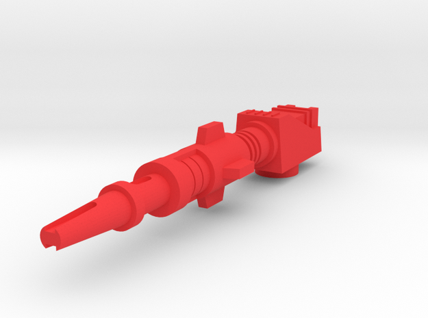 Starcom - Starhawk - Guns in Red Processed Versatile Plastic