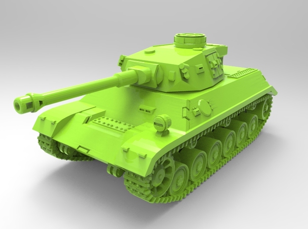 1/100 Panzer 3-4 in White Natural Versatile Plastic