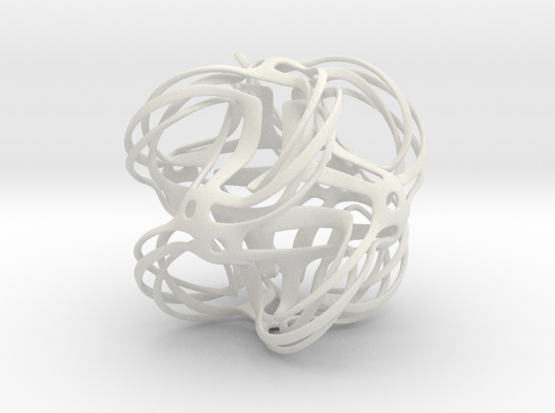 Intwined in White Natural Versatile Plastic