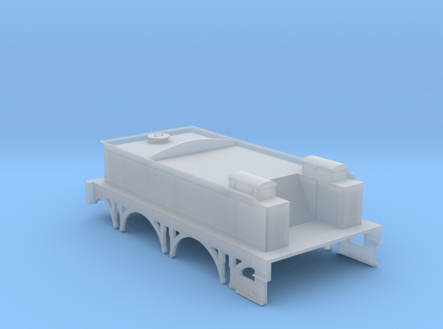 GWR Broad Gauge Tender 3000 gallon 4mm scale in Smooth Fine Detail Plastic