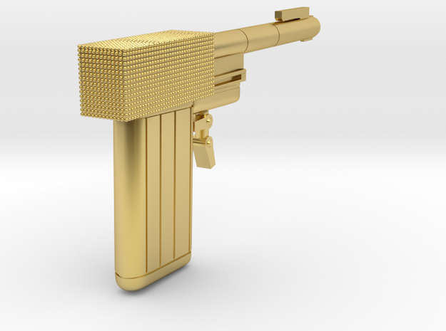 James Bond - Golden Gun -  1.6 in Polished Brass
