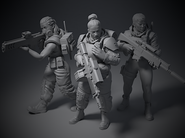 Guardsmen - Squad in Smoothest Fine Detail Plastic