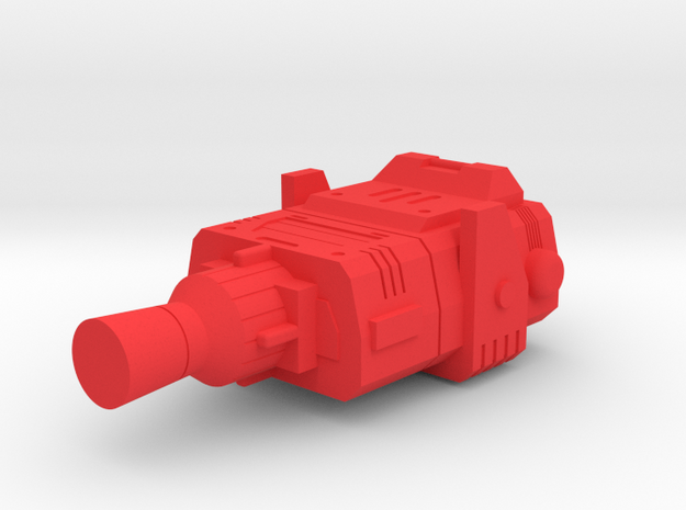 Starcom - Skyroller -  Roofgun in Red Processed Versatile Plastic