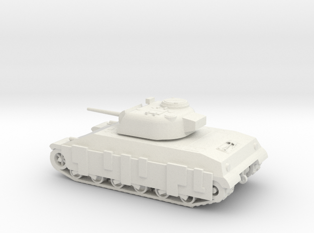 1/48 Scale T14 Assault Tank in White Natural Versatile Plastic