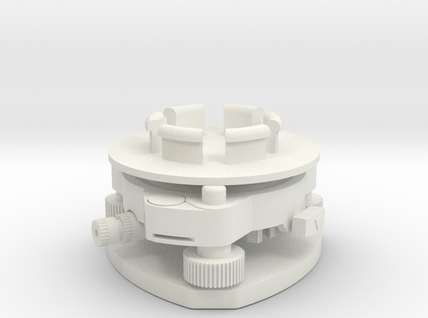 Geodimeter Model 6 - Base 1/4 scale in White Natural Versatile Plastic